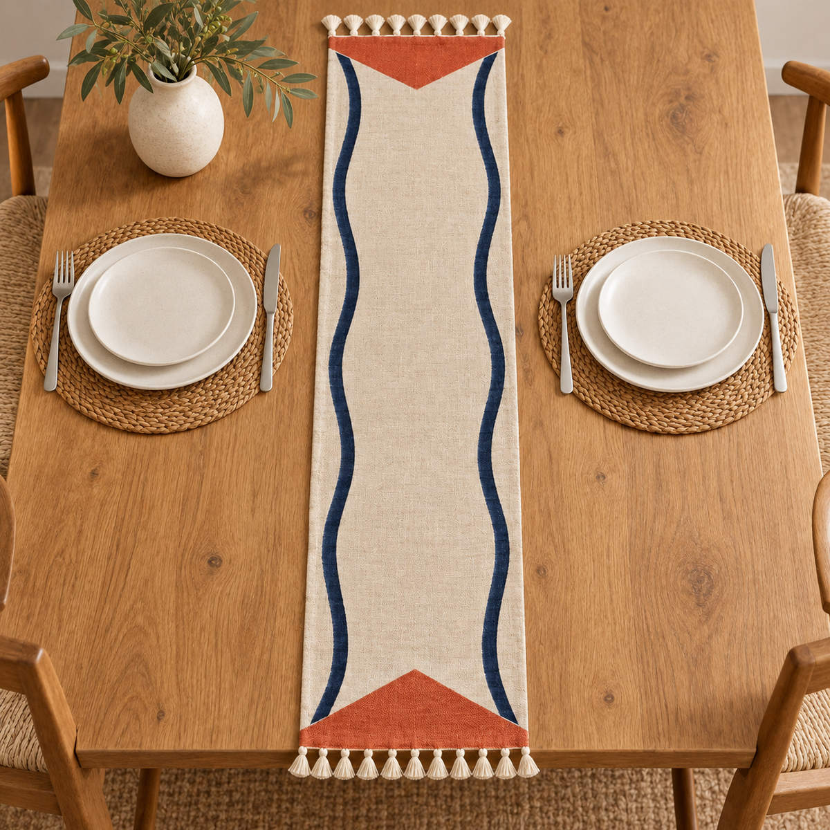 ContourStripe Table Runner