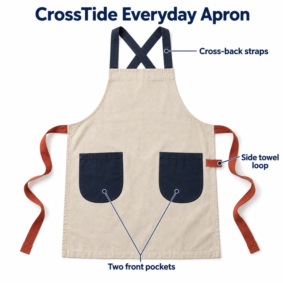 CrossTide Everyday Apron