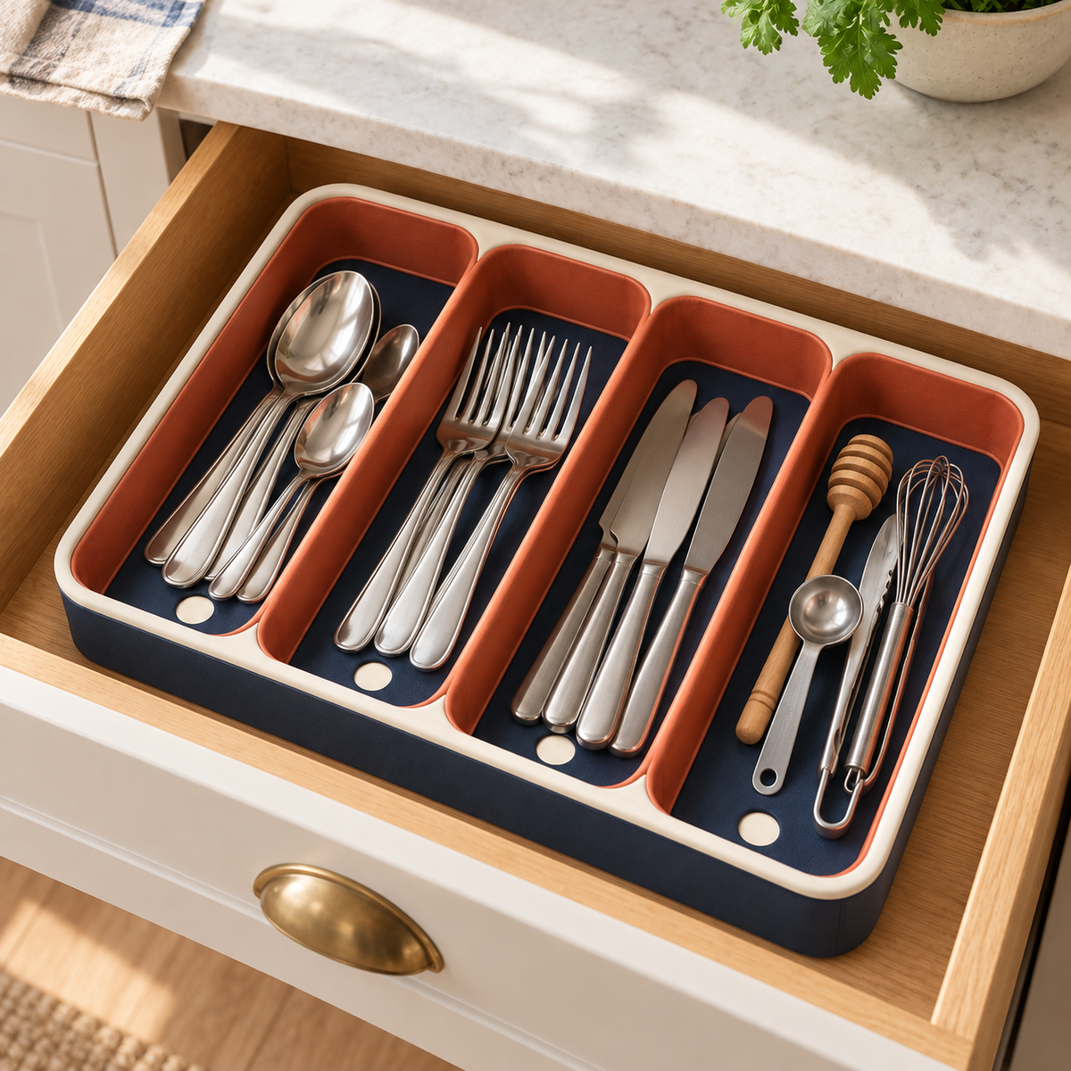 SplitArc Kitchen Drawer Organiser