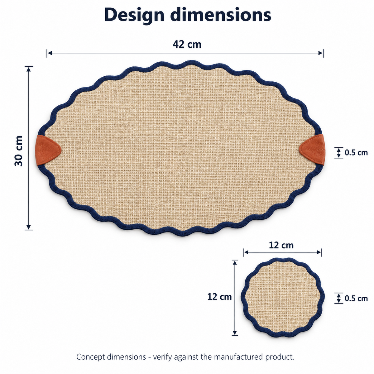 TideFold Placemat and Coaster Set