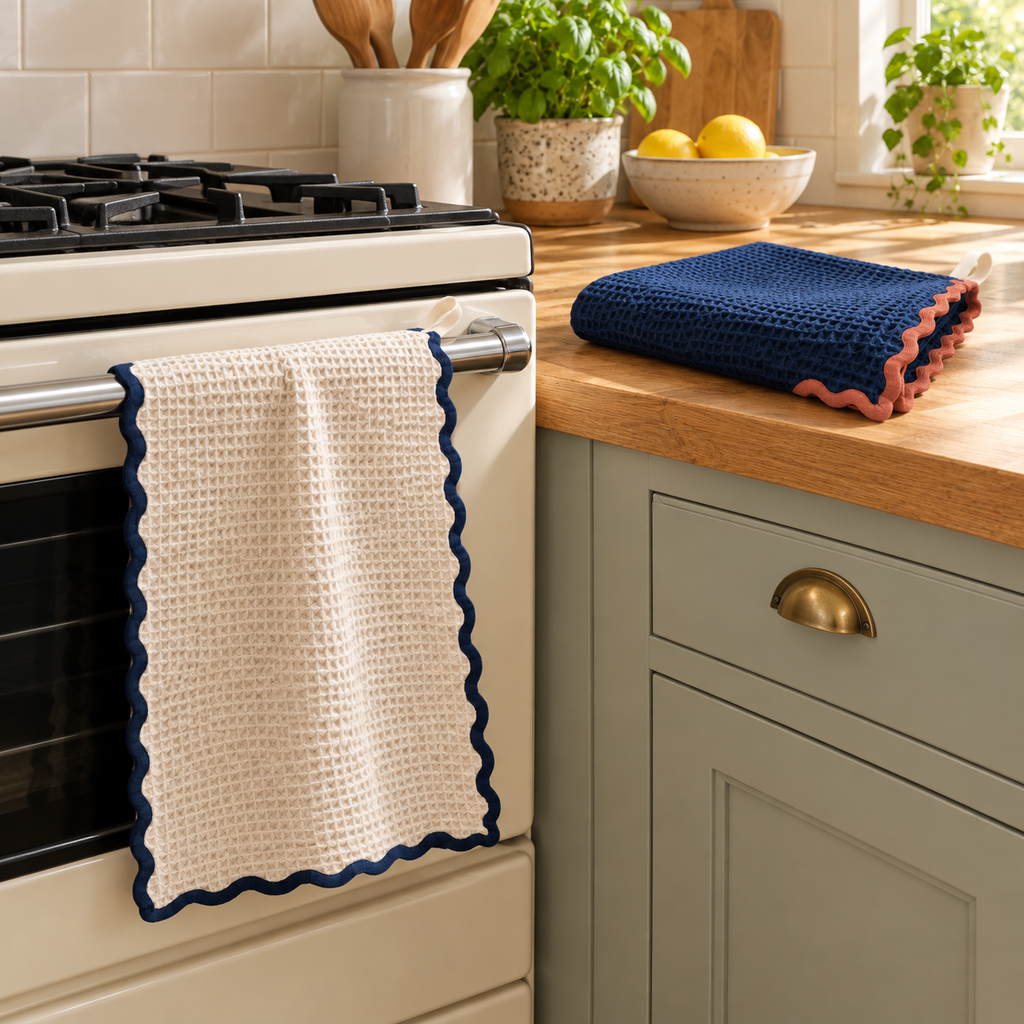 WaveEdge Kitchen Towel Pair